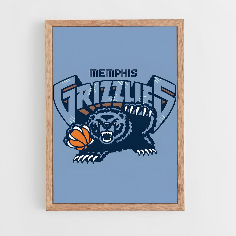 Poster Grizzlies en Force – affiche Basketball (vue 4)